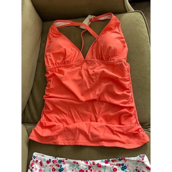 LOT OF 2  Bikini Swimwear Women's Swimsuits Ruffle Shoulder Tankini Sex SIZE XL - Picture 7 of 9